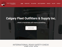Tablet Screenshot of calgaryfleet.com